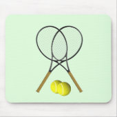 Tennis Doubles Green Muismat (Voorkant)