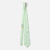 Tennis Doubles Green Stropdas (Achterkant)