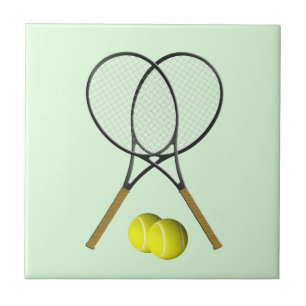 Tennis Doubles Green Tegeltje
