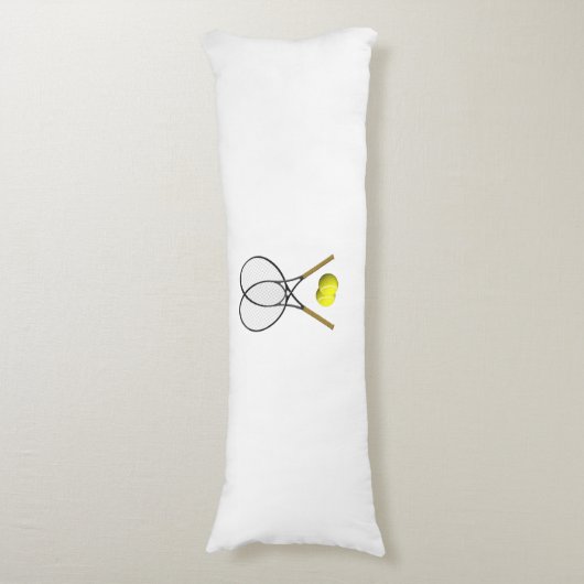 Tennis Doubles Lichaamskussen (Voorkant Verticaal)