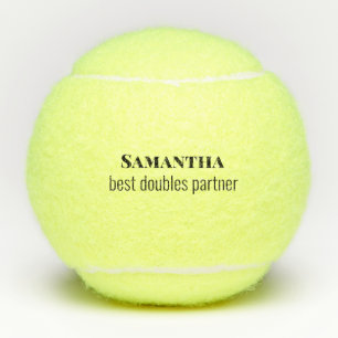 Tennis Doubles Partner Name Tennis Balls Gift Tennisballen