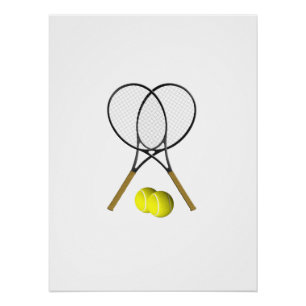 Tennis Doubles Perfect Poster