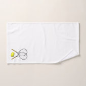 Tennis Doubles White Bath Towel Set Bad Handdoek (Handdoek)