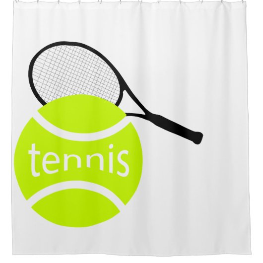 Tennis Douchegordijn (Voorkant)