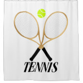 Tennis Douchegordijn (Voorkant)