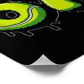 Tennis Drip Number 67 Or 67th Birthday Six Seven Poster (Hoek)