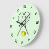Tennis Dubbel Groen Grote Klok (Hoek)