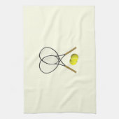 Tennis Dubbels Crème Theedoek (Verticaal)