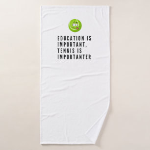 Tennis Education is belangrijk, maar tennis meer Badhanddoek