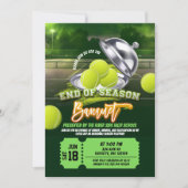 Tennis Einde Seizoen Banket Party Uitnodiging (Voorkant)