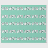 Tennis elegant cadeaupapier (Vlak)