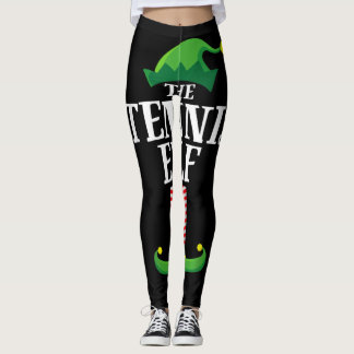 Tennis Elf Matching Family kerstparty Leggings