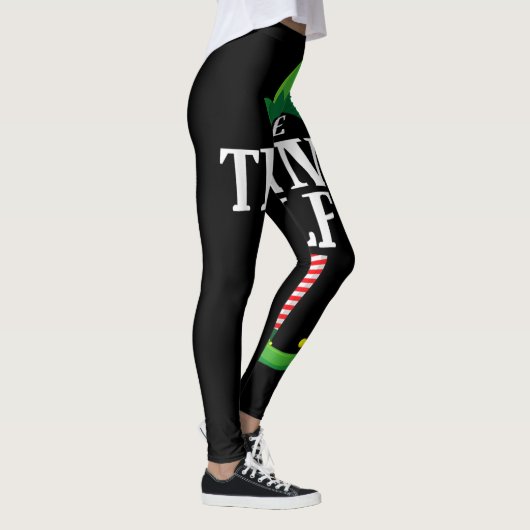 Tennis Elf Matching Family kerstparty Leggings (Rechts)