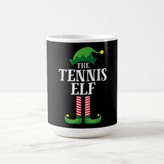 Tennis Elf Matching Family kerstparty Magische Mok (Midden)