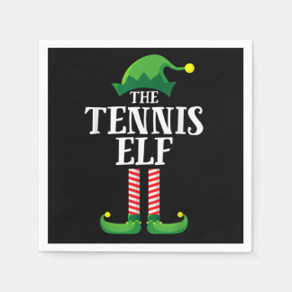 Tennis Elf Matching Family kerstparty Servet