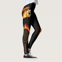 Tennis En Fuego - Een Team Platypus ontwerp. Leggings