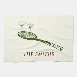 Tennis en Martini Theedoek