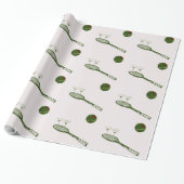 Tennis en martinis cadeaupapier (Uitgerold)