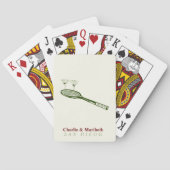 tennis en martinis pokerkaarten (Achterkant)