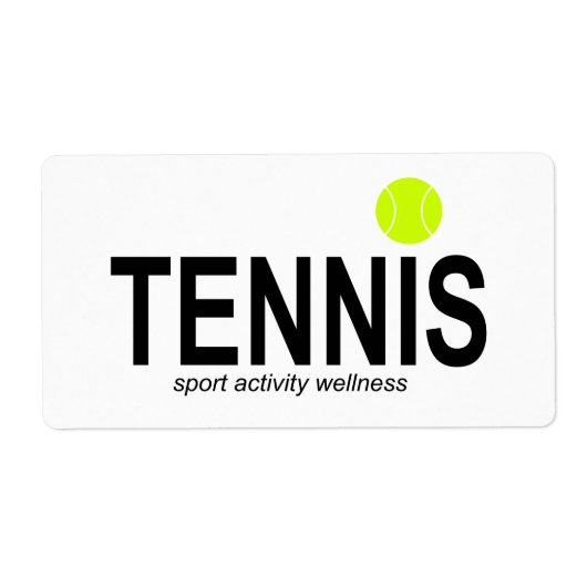 Tennis Etiket (Voorkant)
