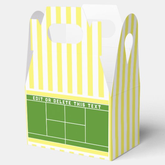 Tennis Event Favor Box Bedankdoosjes (Geopend)