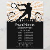 Tennis Event Promotion Flyer (Voorkant)