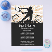 Tennis Event Promotion Flyer (Enkel)