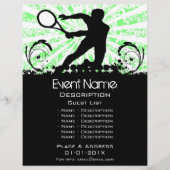 Tennis Event Promotion Flyer (Voorkant)