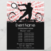 Tennis Event Promotion Flyer (Voorkant)