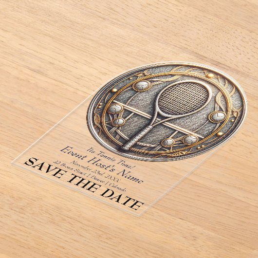 Tennis Event Uitnodiging (Laagn)