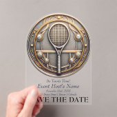 Tennis Event Uitnodiging (Insitu (Draagbaar))