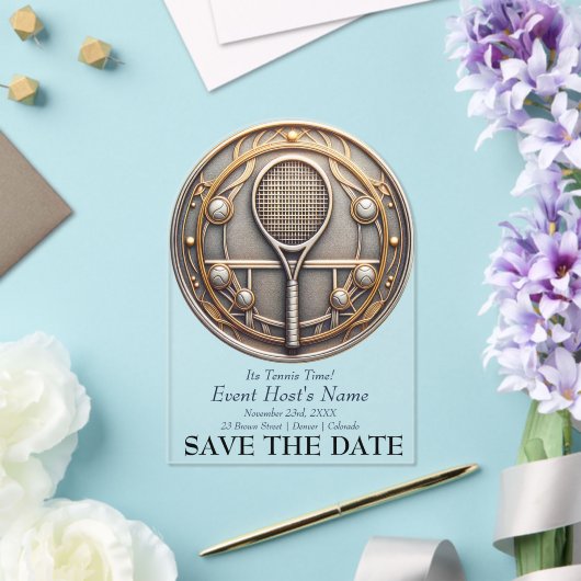 Tennis Event Uitnodiging (Insitu (Huwelijk))