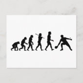 Tennis Evolution Fun Sports Briefkaart (Voorkant)