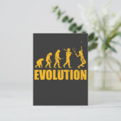 Tennis Evolution Gift Idea - Sport Hobby Briefkaart (Staand voorkant)