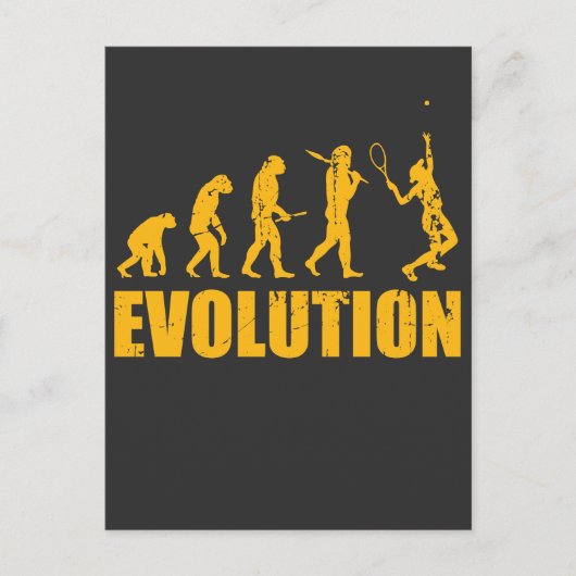 Tennis Evolution Gift Idea - Sport Hobby Briefkaart (Voorkant)