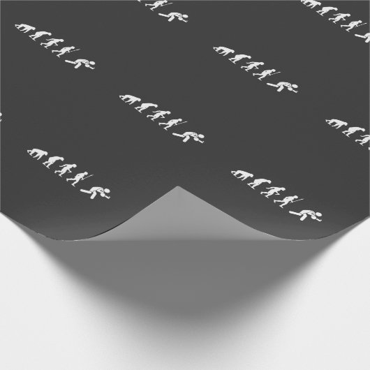 Tennis Evolution Ping Pong Player Cadeaupapier (Hoek)