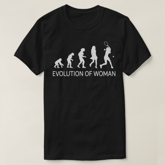 Tennis Evolution Tennis Players Evolution T-shirt (Design voorkant)