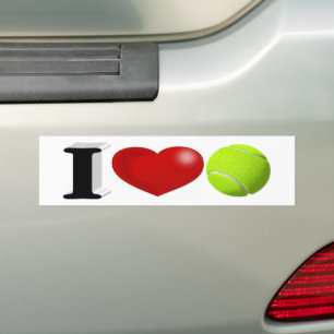 Tennis Fan Bumpersticker