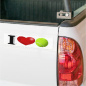Tennis Fan Bumpersticker (Op Truck)