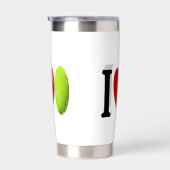 Tennis Fan Geïsoleerde Drinkbeker (Rechts)