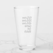 TENNIS Fan Glas (Achterkant)