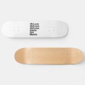 TENNIS Fan Persoonlijk Skateboard (Horizontaal)