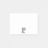 TENNIS Fan Post-it® Notes (Voorkant)