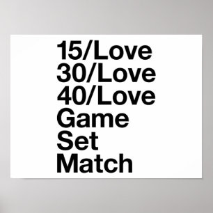TENNIS Fan Poster