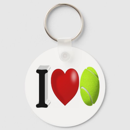 Tennis Fan Sleutelhanger (Achterkant)