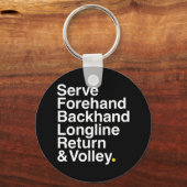 TENNIS Fan Sleutelhanger (Voorkant)
