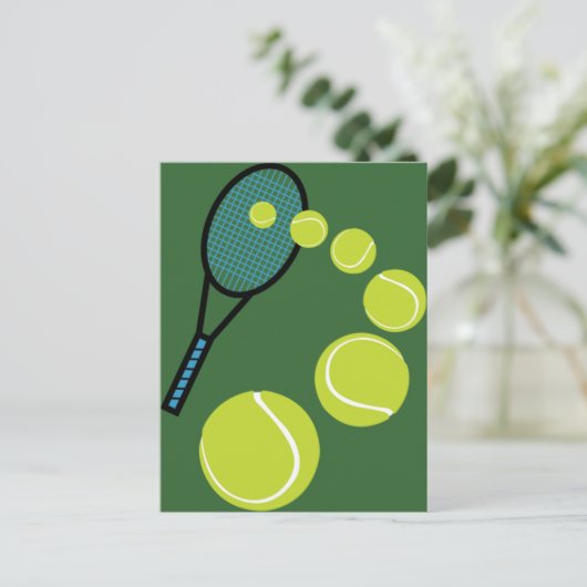 Tennis FAN SLICE SERVE Briefkaart (Staand voorkant)