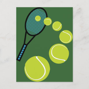 Tennis FAN SLICE SERVE Briefkaart