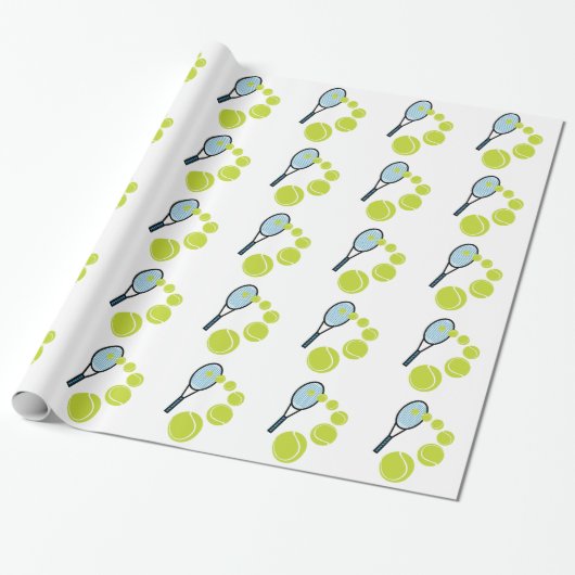 Tennis FAN SLICE SERVE Cadeaupapier (Uitgerold)