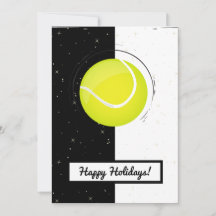 Tennis Feestdagen kerstbal Black & White Sport